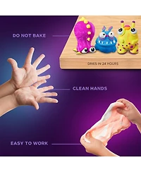 Okto Air Clay Set for Creativity – 18 Colors