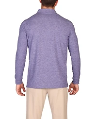 Tailorbyrd Men's Byrd Blend Long Sleeve Polo