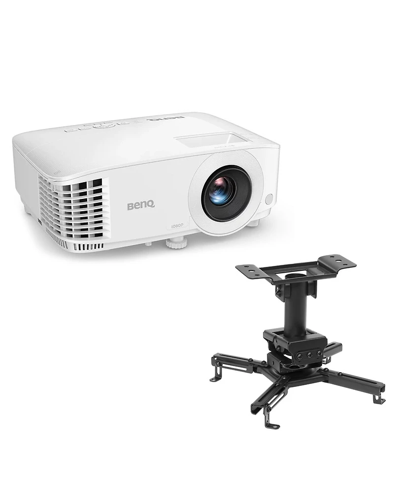 BenQ TH575 Full Hd Dlp Home Theater Gaming Projector, Bundle with H&A Ceiling Mount
