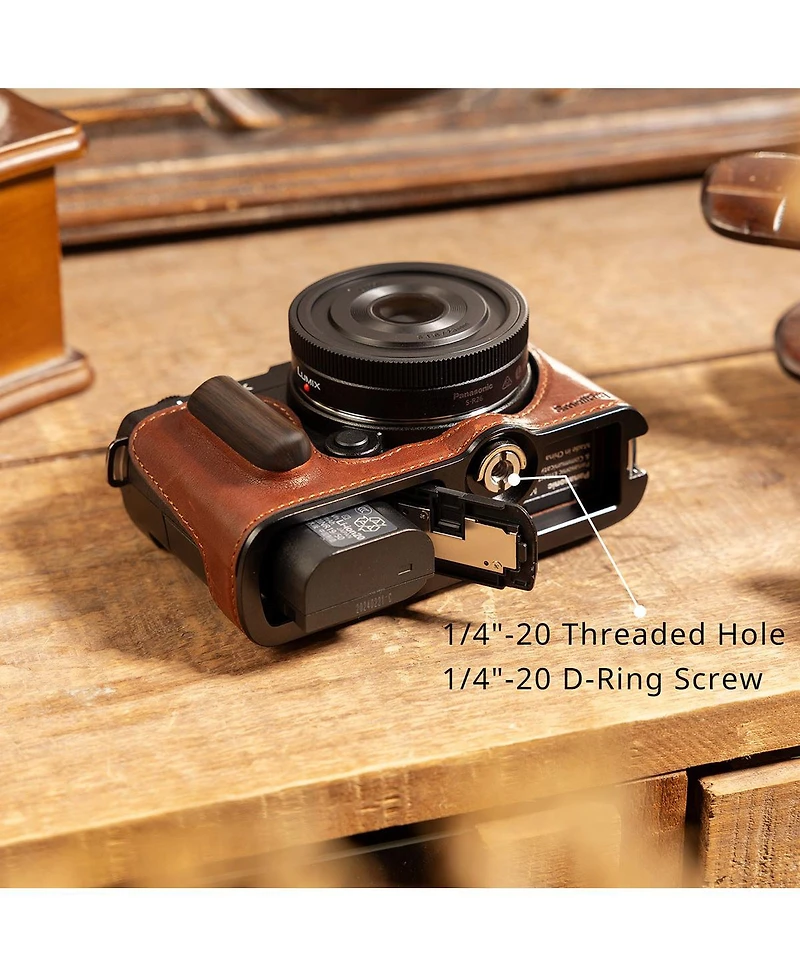 SmallRig SmallRig Leather Half Case for Panasonic Lumix S9