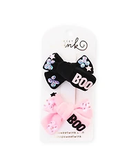 Sweet Wink Girls Boo Bows Halloween Clip Set