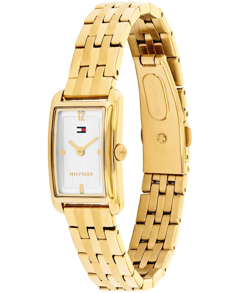 Tommy Hilfiger Women's Quartz Gold Tone Stainless Steel Bracelet Watch, 16mm