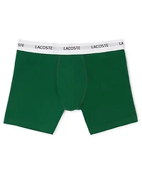 Lacoste Men's 3-Pack Regular-Fit Logo Boxer Briefs