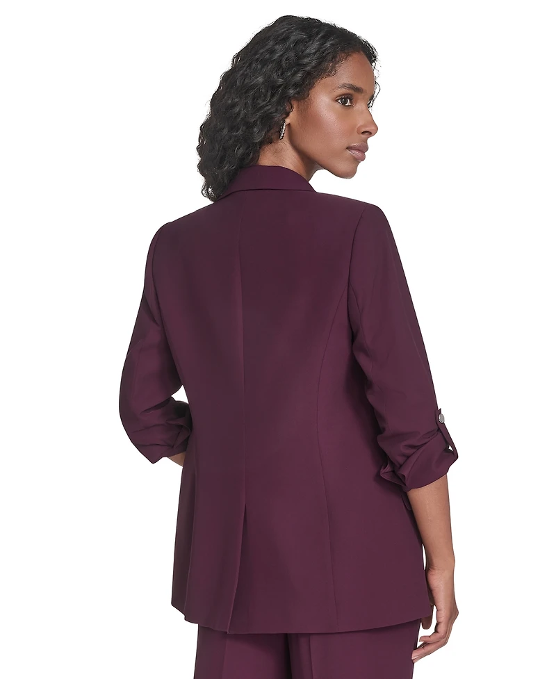 Calvin Klein Women's Two Button Roll Tab Jacket