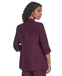 Calvin Klein Women's Two Button Roll Tab Jacket