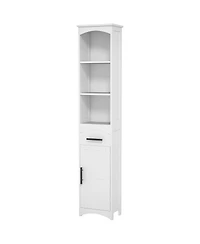 Bathroom Cabinet Space Saver for Towels and Essentials with Durable Build