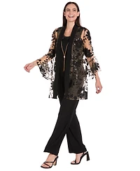 R & M Richards Women's 3-Pc. Jacket, Tank Top Pants Set