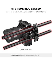 SmallRig Baseplate with Dual 15mm Rod Clamp