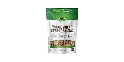 Now Foods Sesame Sticks ,Salted (Whole Wheated) 9 oz