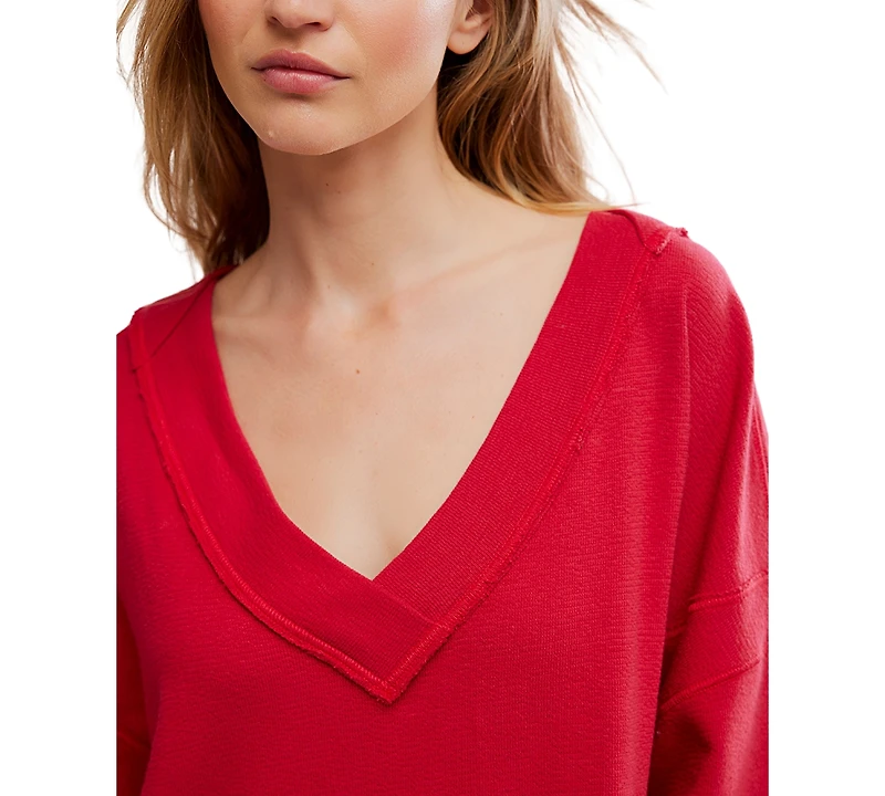 Free People Women's Staycation Pullover Sweatshirt