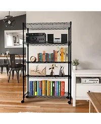 Flynama Simple Deluxe Heavy Duty 5-Shelf Shelving Unit