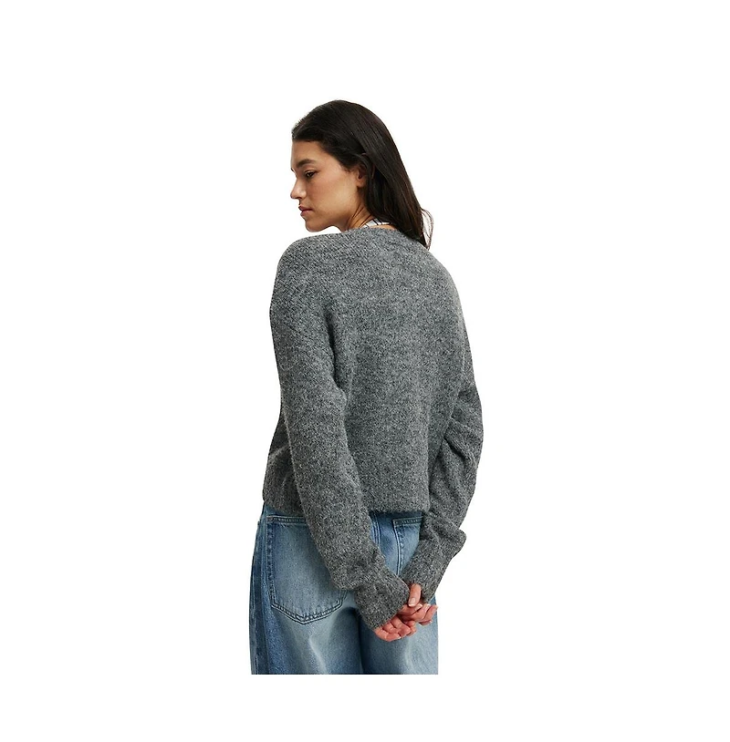Cotton On Women's Lofty Luxe Crew Cardigan