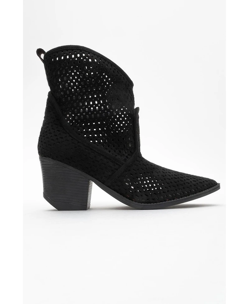 Prologue Shoes Pera Block Heel Boot (Women)