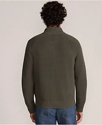 Lands' End Men's Long Sleeve Drifter Full Zip Cardigan Sweater