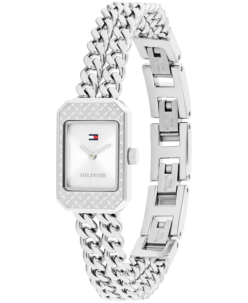 Tommy Hilfiger Women's Quartz Silver Tone Stainless Steel Bracelet Watch, 16mm