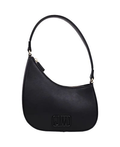 Jason Wu Smooth Pu Shoulder Bag with Tonal 3D Logo
