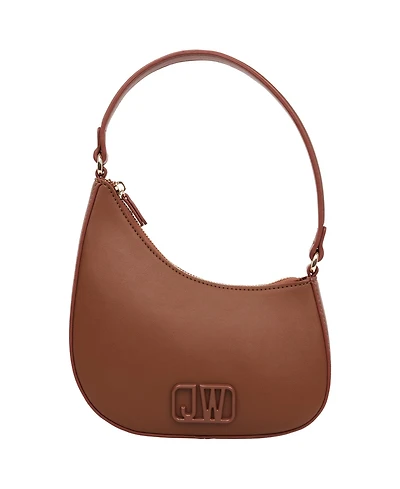 Jason Wu Smooth Pu Shoulder Bag with Tonal 3D Logo