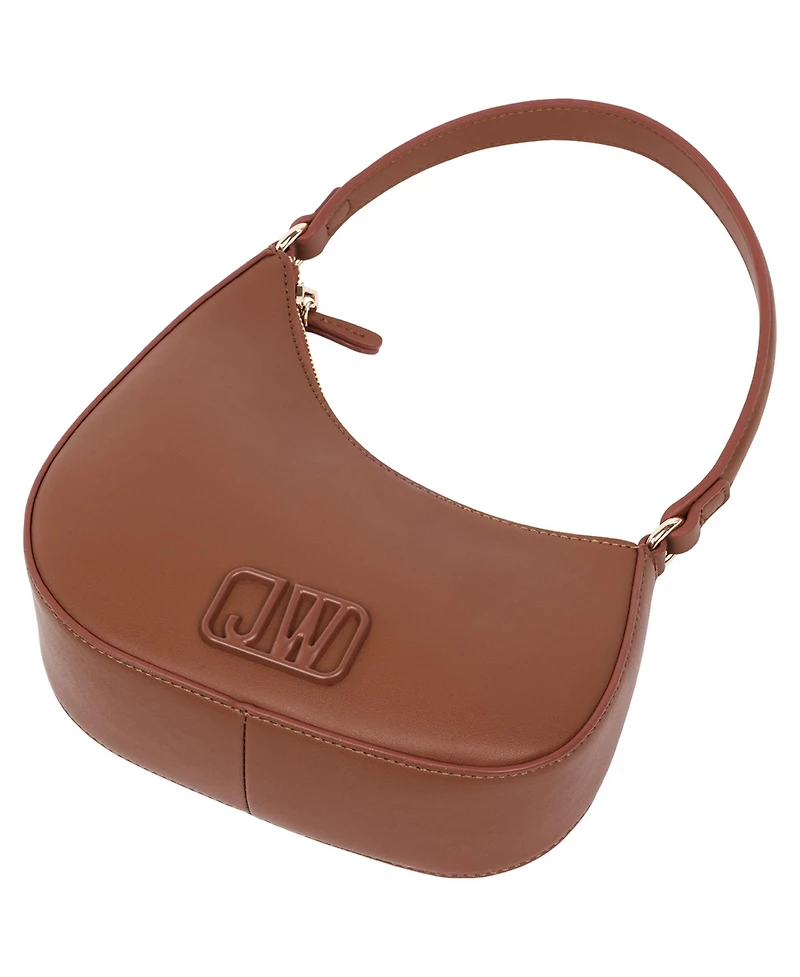 Jason Wu Smooth Pu Shoulder Bag with Tonal 3D Logo