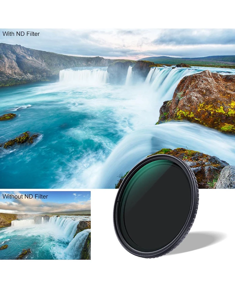 K&F Concept 58mm Nano X Cpl+Variable Fader Ndx ND2-ND32