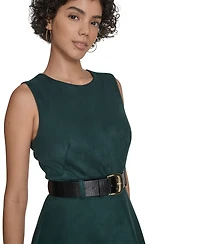 Calvin Klein Women's Belted Midi Dress