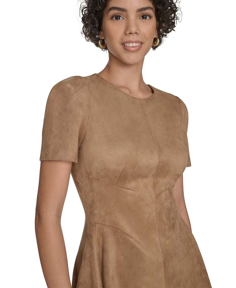 Calvin Klein Women's Fit and Flare Short Dress