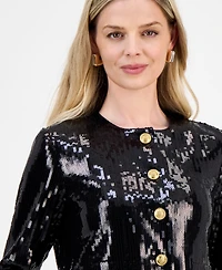 I.n.c. International Concepts Petite Sequin Jacket, Macy's Exclusive