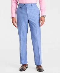 Tayion Collection Men's Classic-Fit Blue Stripe Suit Separates Pants