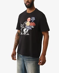 True Religion Men's Patch Rinse Short Sleeve T-Shirt