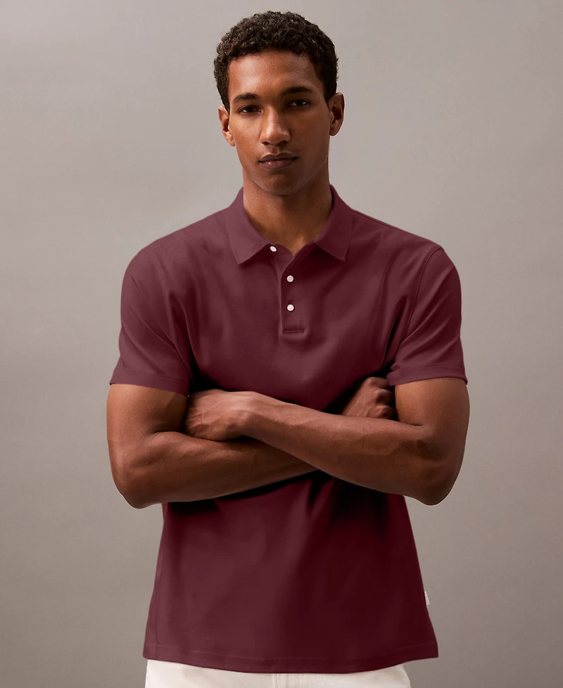 Calvin Klein Men's Short Sleeve Supima Cotton Polo Shirt