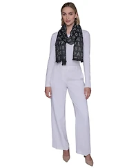 Karl Lagerfeld Paris Eyelash Fringe Neck Wrap