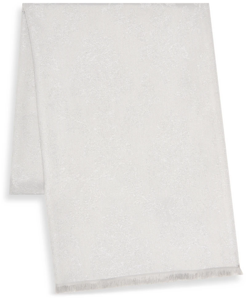 Karl Lagerfeld Paris Metallic Baroque Neck Wrap