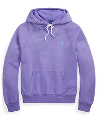 Polo Ralph Lauren Women's Shrunken Fit Lightweight Fleece Hoodie Sweatshirt