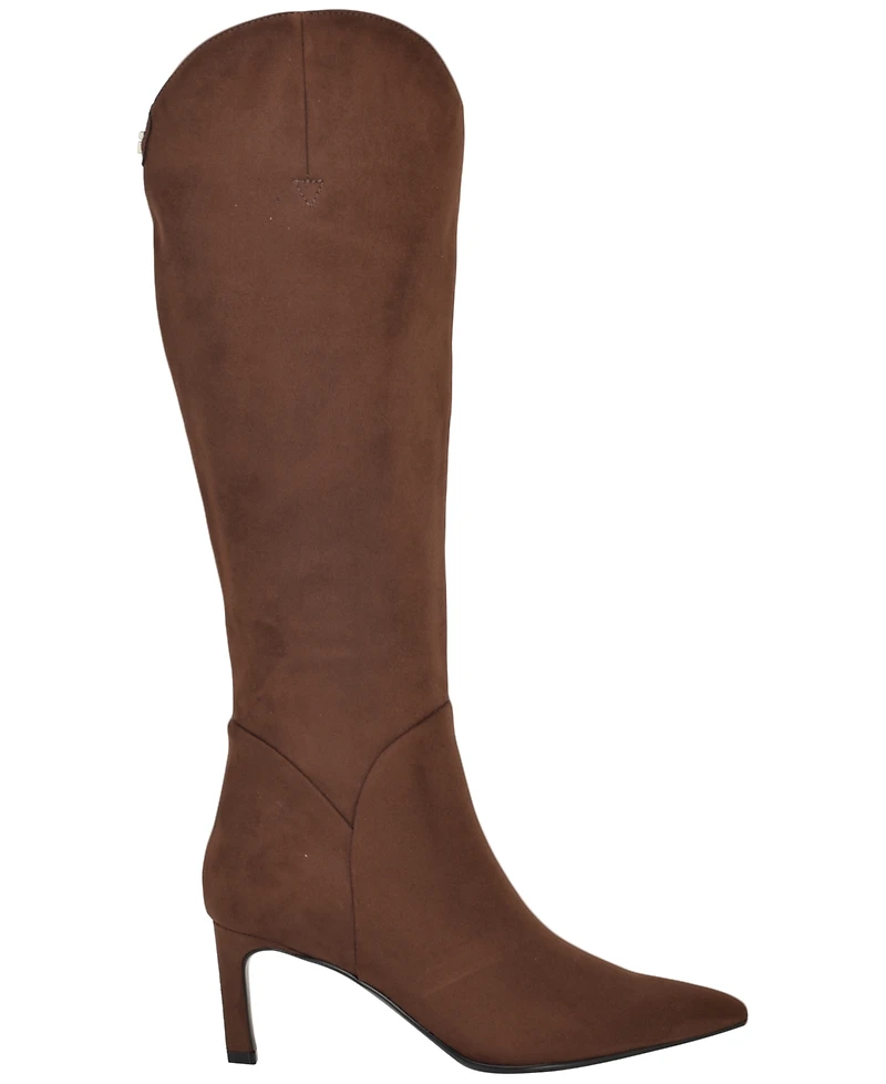 Guess Women's Palisa Tall Kitten Heel Dress Boots