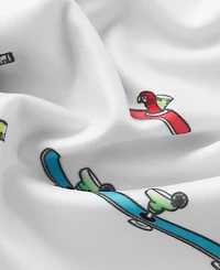 Chubbies Men's The Blue Bird Shot Ski Day Performance Polo Shirt