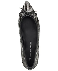 Tommy Hilfiger Women's Kimio Pointed Toe Slip-On Ballet Flats