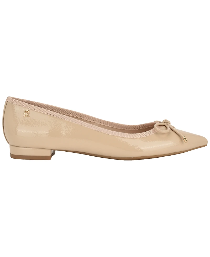Tommy Hilfiger Women's Kimio Pointed Toe Slip-On Ballet Flats