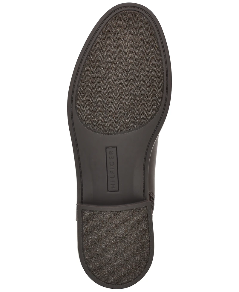 Tommy Hilfiger Women's Ivaide Logo Strap Block Heel Booties