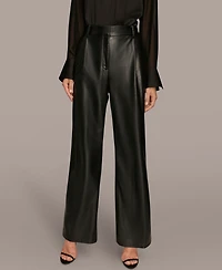 Donna Karan New York Women's Pleated Straight Pants