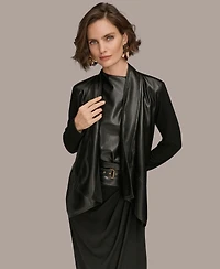 Donna Karan New York Women's Flyaway Long Sleeves Jacket
