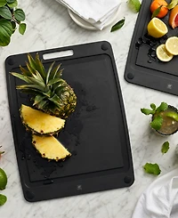 Zwilling Plant Fiber 17x13" Slate with Juice Grooves and Silicone Feet Cutting Board