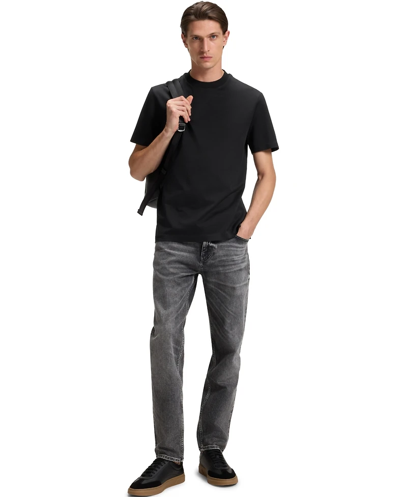 Boss by Hugo Men's Micro Pattern Mercerized-Cotton T-Shirt