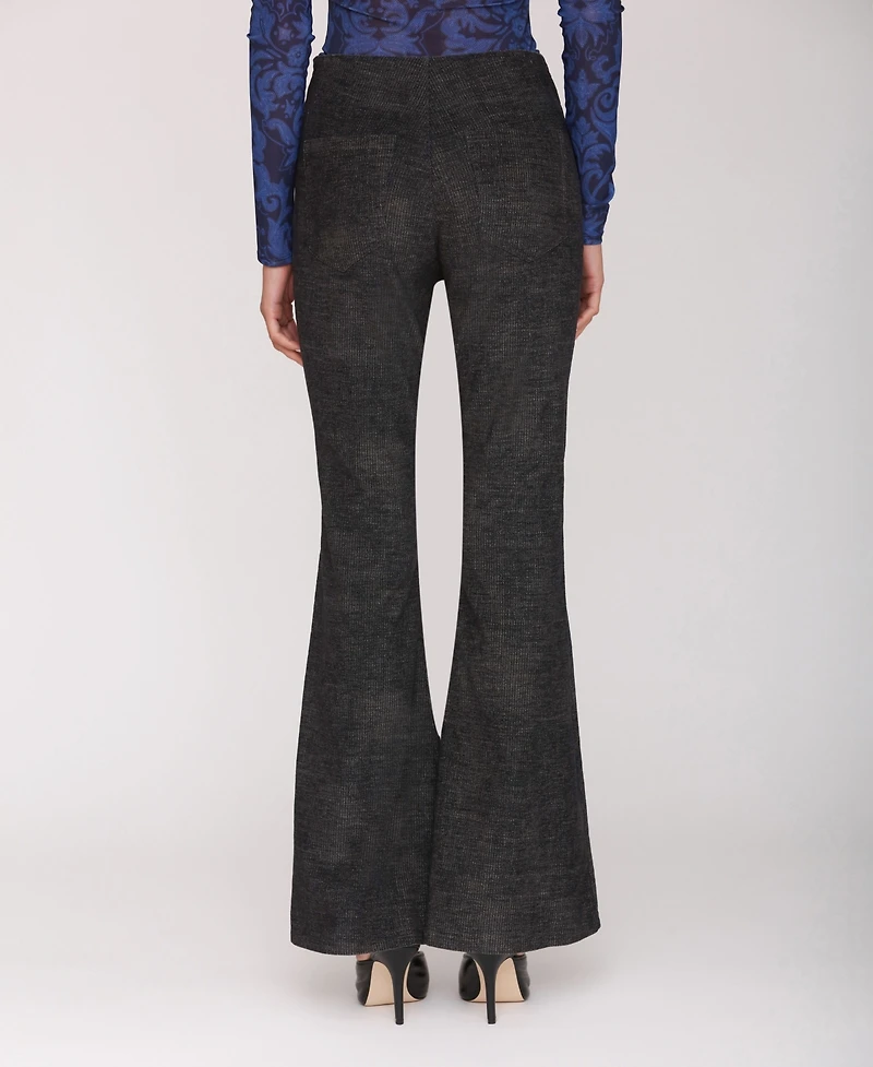 Avec Les Filles Women's Lace-Up Flare Pants