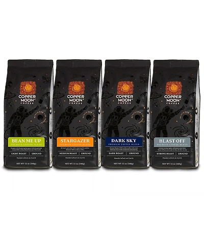 Ground Coffee, Out of This World Blends Variety Pack, 48 Ounces