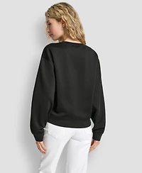 Dkny Women's Empire State Building Graphic Print Sweatshirt