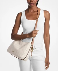 Michael Kors Nolita Medium Signature Logo Shoulder Bag