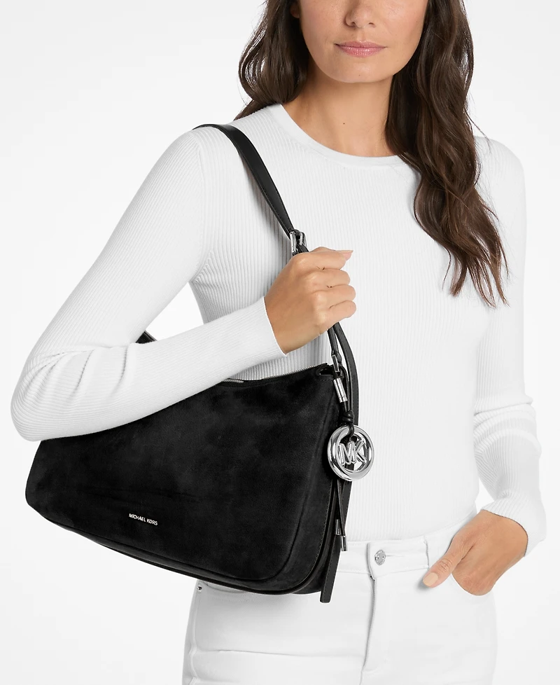Michael Kors Nolita Medium Nubuck Convertible Shoulder Bag