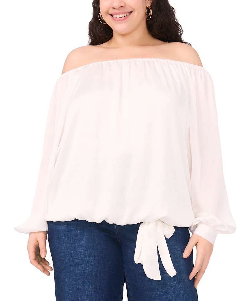 Vince Camuto Plus Long Sleeve Top