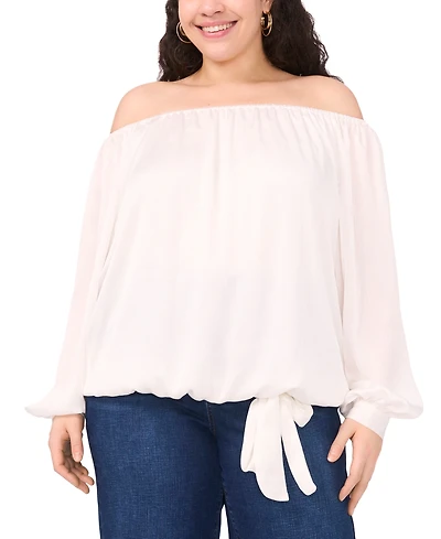 Vince Camuto Plus Long Sleeve Top