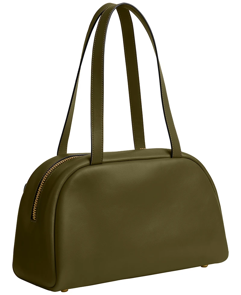 Coach Originals Twin Turnlock Medium Waxed Leather Bag