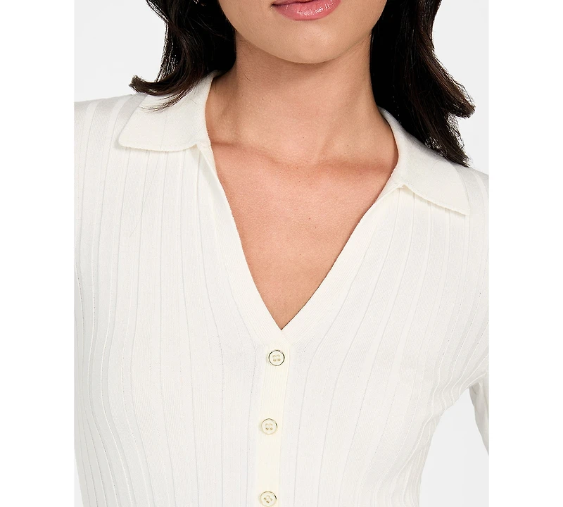 Guess Women's Long Sleeve Ribbed Miranda Sweater